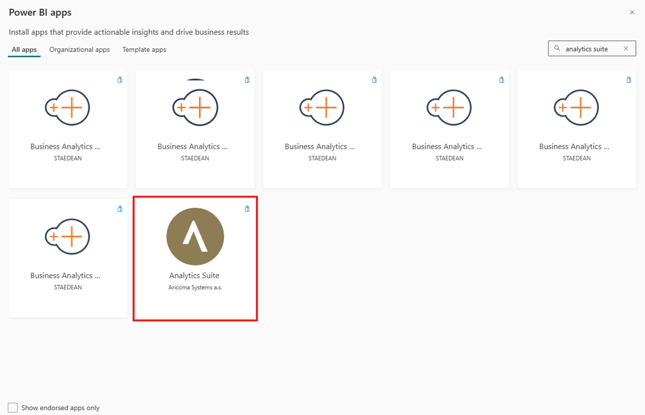 Power BI application