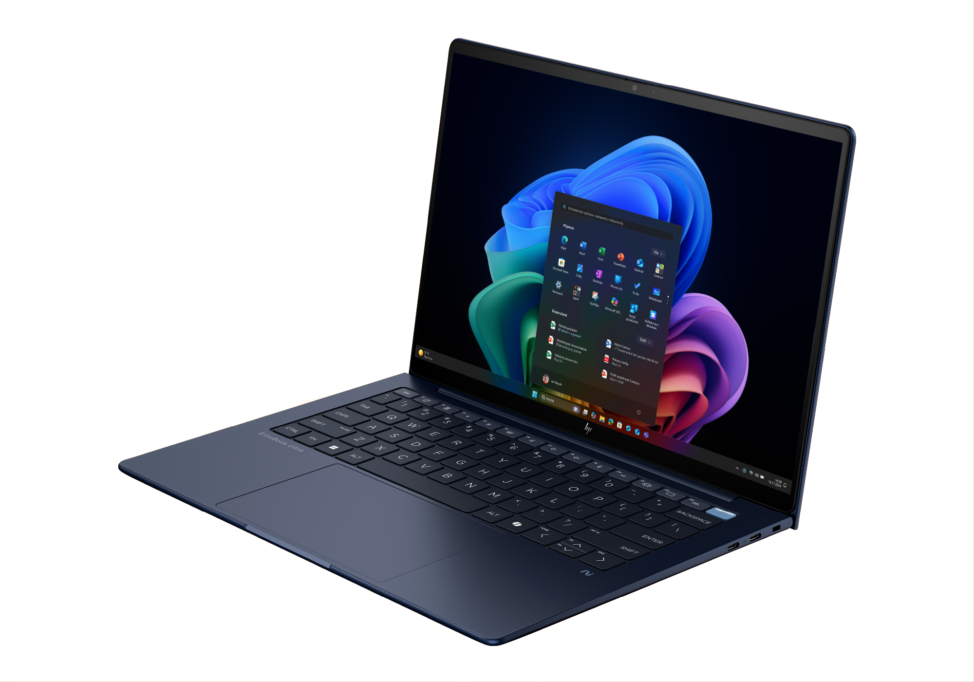 HP EliteBook Ultra G1i 14 AI na pracovnom stole