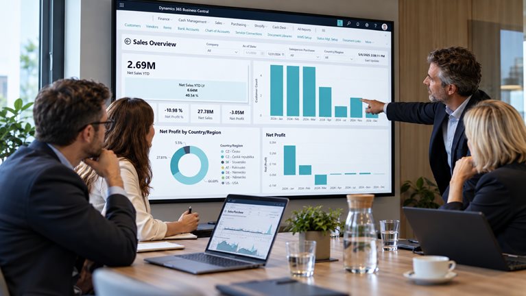 Nestačí vám reporty v Business Central? Propojte data s Power BI hero image