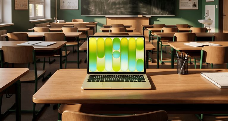 Ideální MacBook pro digitální výuku hero image