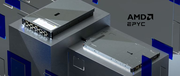 Vďaka novým DELL serverom s AMD vám navrhneme úspornejšie a bezpečnejšie riešenie datacentra hero image